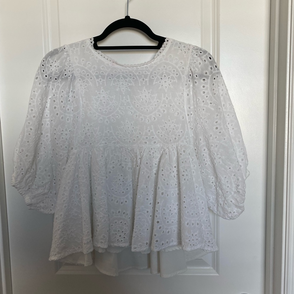 White LNV shirt in size M